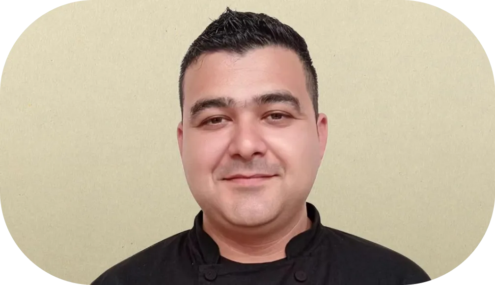 Retrato de Chef Mario